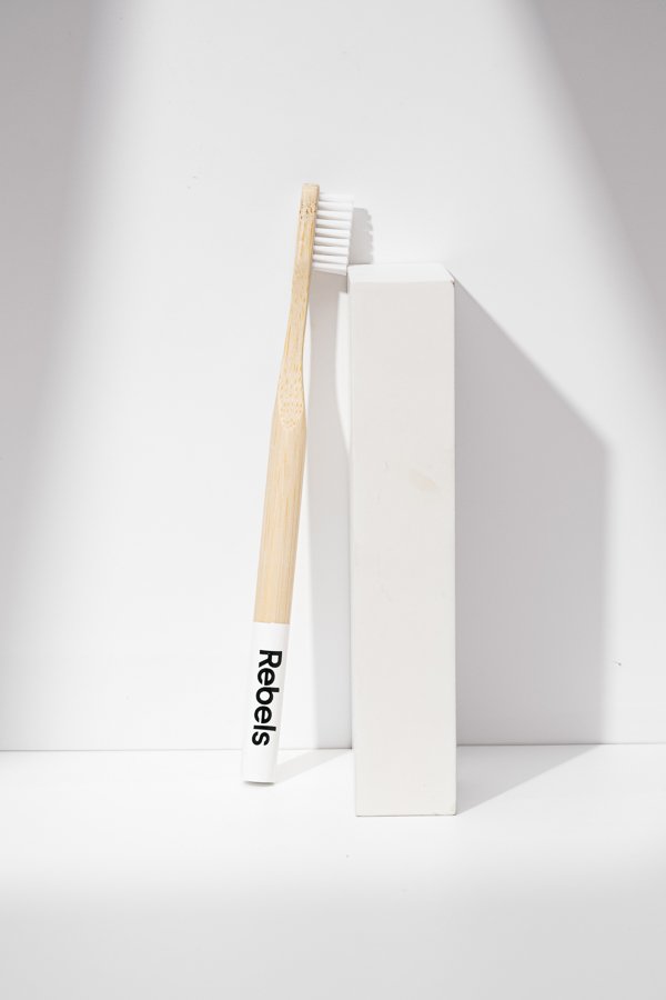 Bamboo Toothbrush – Medium - White