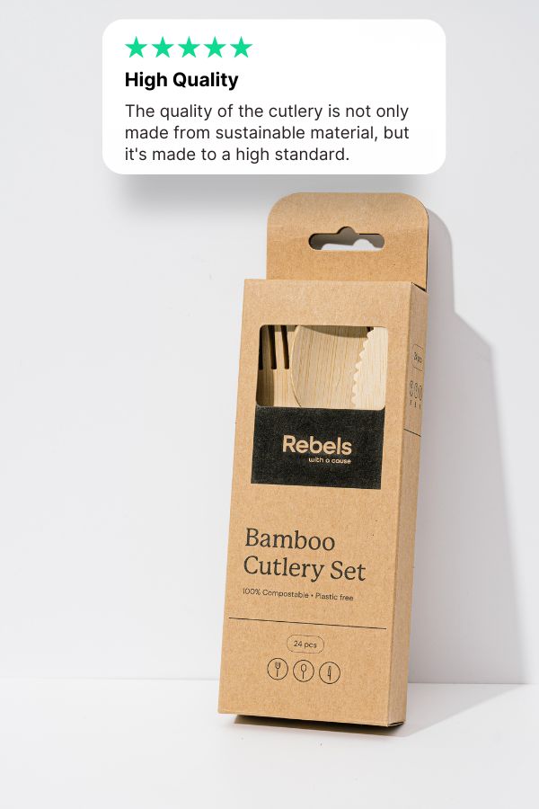 Bamboo Cutlery Trust Pilot 5 Star Review
